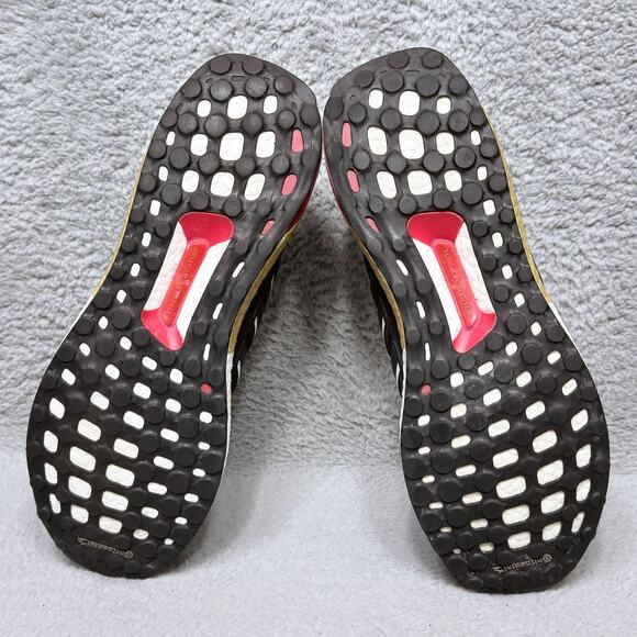 Adidas UltraBoost DNA Tokyo Mens Size 12 Running Shoes Core Black Gold - Picture 8 of 10